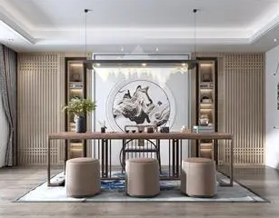 象山新中式风格茶室如何规划设计